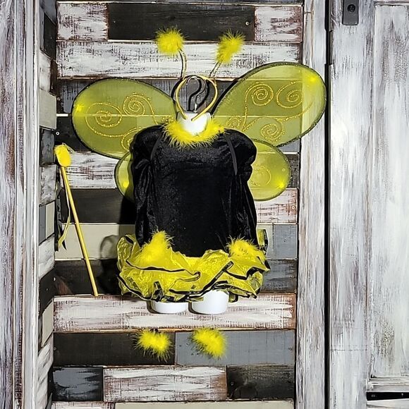 Bumble Bee Halloween Costume Girl's Size Small - Picture 2 of 13